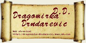 Dragomirka Drndarević vizit kartica